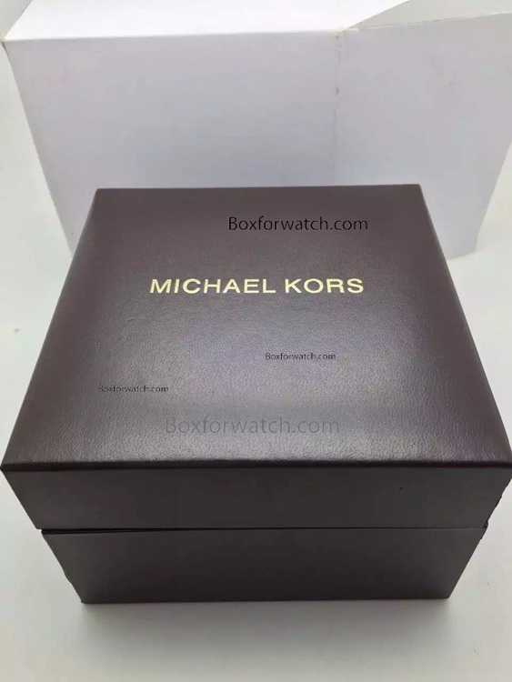 Michael Kors Brown Leather Watch box wholesale